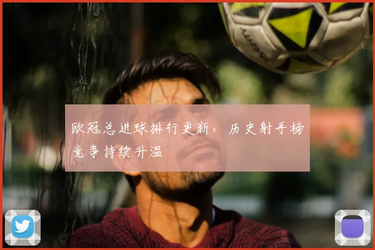 欧冠总进球排行更新,历史射手榜竞争持续升温