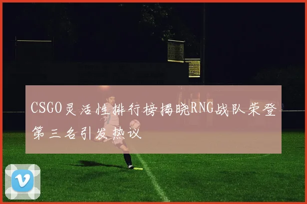 CSGO灵活性排行榜揭晓RNG战队荣登第三名引发热议