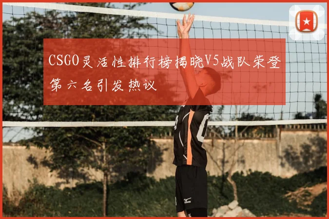 CSGO灵活性排行榜揭晓V5战队荣登第六名引发热议