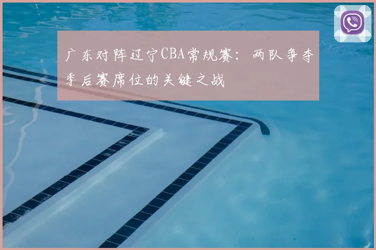 广东对阵辽宁CBA常规赛:两队争夺季后赛席位的关键之战