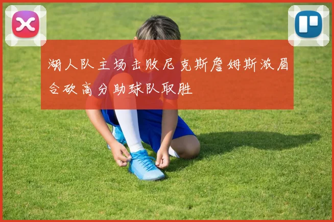 湖人队主场击败尼克斯詹姆斯浓眉合砍高分助球队取胜